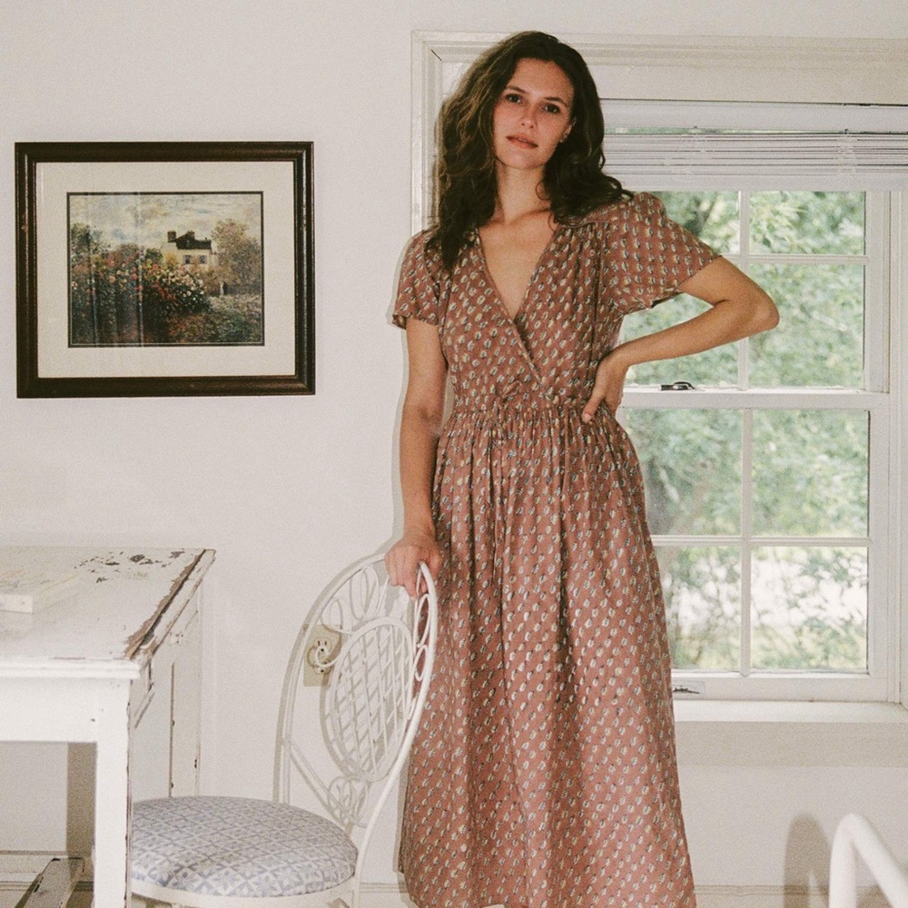 Christy Dawn - the Dawn dress in Fern Mauve